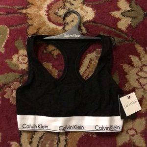 NWT // Calvin Klein Bralette // Black // Medium